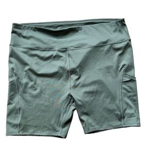 New All In Motion Army Green Bike Shorts Size 4X